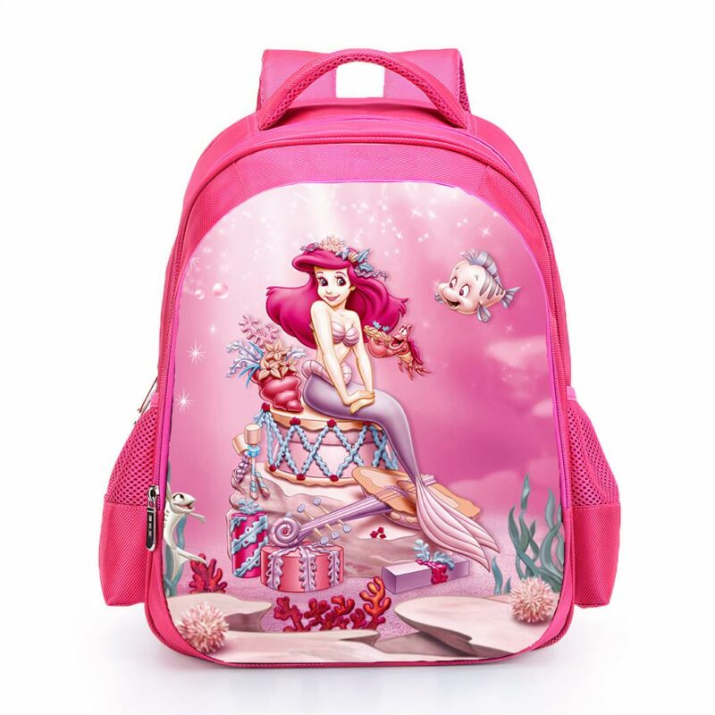 La Sirenita mochila para niñas - Rosa - Ariel Disney