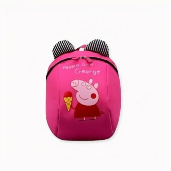 Mochila infantil Peppa Pig - Rosa - Georges Cochon Kidzroom Mochila Peppa Pig Be Happy