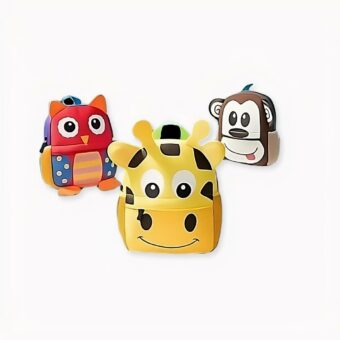 Mochila de animales en 3D para niños. Buena calidad y muy a la moda.