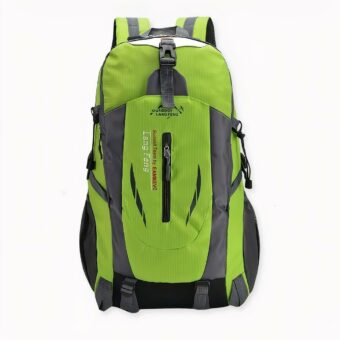 Mochila de viaje con diseño de nailon - Verde - Mochila Mochila para portátil