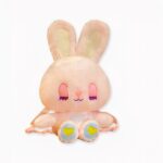 Mochila infantil de peluche conejo - Rosa - Peluche Ángel Conejo. Buena calidad y muy de moda.