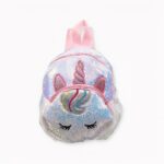 Mochila infantil unicornio con purpurina - Blanca - Mochila escolar Mochila
