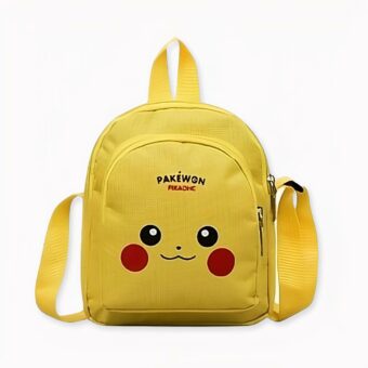 Mochila con estampado de Pikachu para niños, de buena calidad y muy a la moda.
