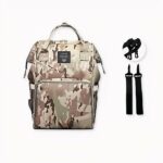 Mochila camuflaje para mamá - Beige - Bolso cambiador de pañales
