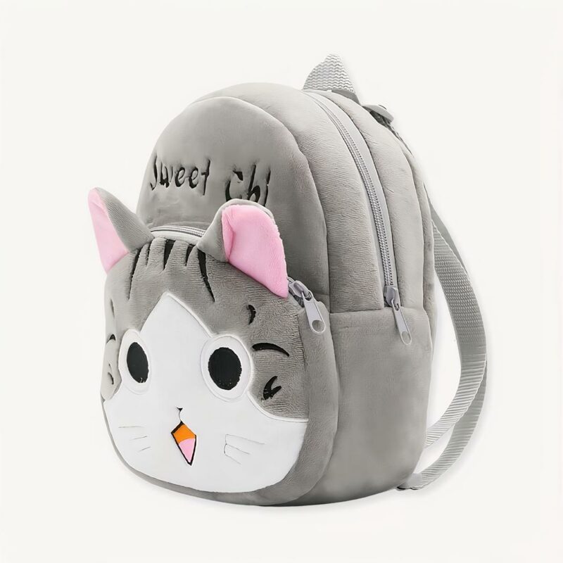 Mochila de peluche Chi el gato para niños - Mochila escolar, de buena calidad y muy actual.