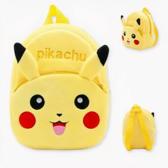 Mochila de peluche Pokémon para niños - Amarillo - Mochila escolar Pikachu