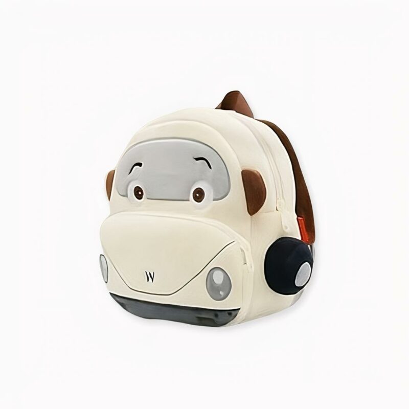 Mochila de felpa para camión de bomberos - Blanca. Buena calidad y muy a la moda.