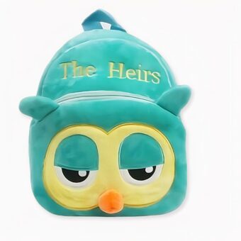 Mochila de peluche con forma de búho. Buena calidad y muy a la moda.