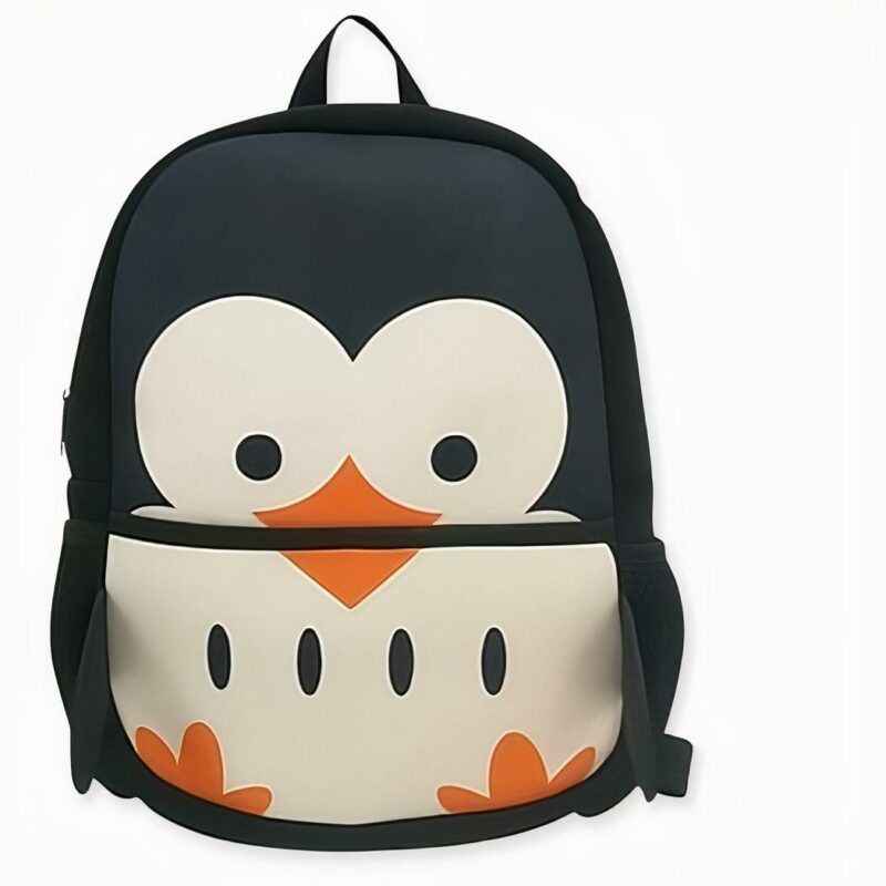 Mochila infantil con forma de pingüino - Mochila escolar. Buena calidad y muy a la moda.