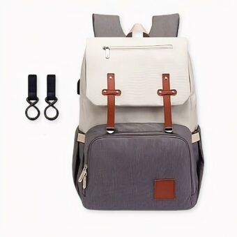 Bolsa para pañales para mamá - Blanca - Bolsa para cambiar pañales
