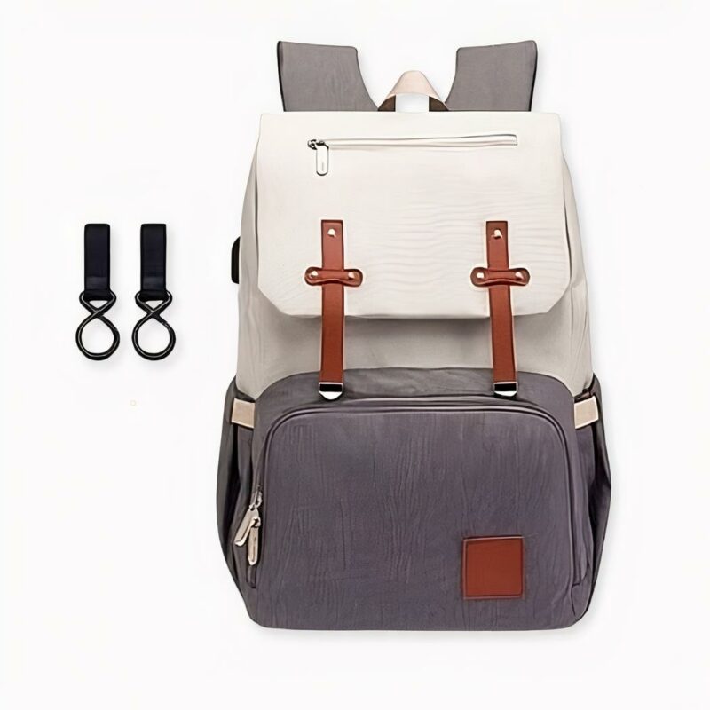 Bolsa para pañales para mamá - Blanca - Bolsa para cambiar pañales