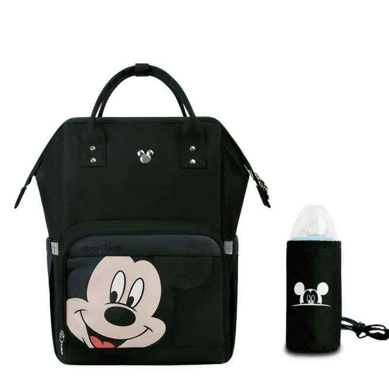 Bolso cambiador para bebé Mickey Mouse - Negro - Mickey the mouse Bolso cambiador