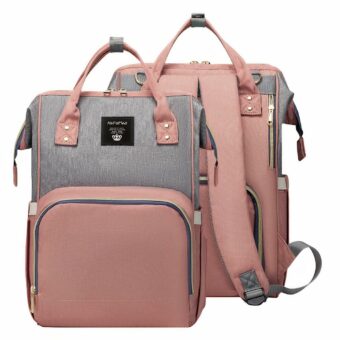 Bolsa de viaje para bebé - Rosa - Bolso para pañales
