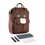 Mochila bebé de dibujos animados - Marrón - Bolso cambiador de pañales