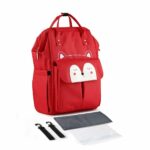 Mochila para bebé de dibujos animados - Roja - Bolso cambiador de pañales