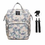 Mochila camuflaje para mamá - Gris - Bolso cambiador de pañales
