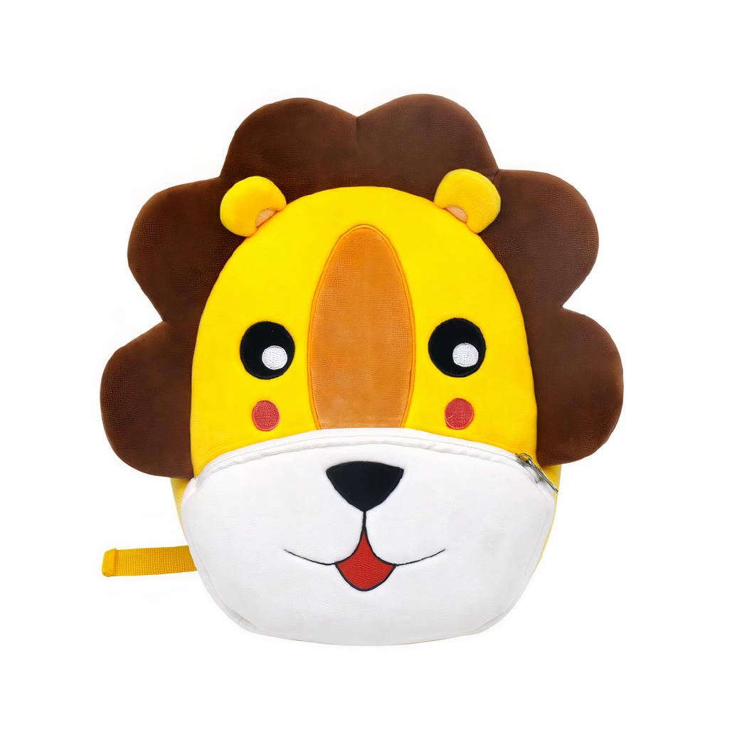 Mochila de peluche - Amarillo - Mochila escolar de peluche