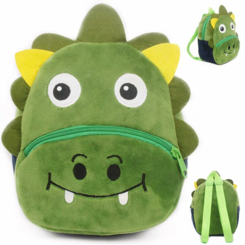 Mochila peluche bebé - Verde - Mochila escolar Bolsa
