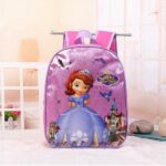 Mochila de dibujos animados para niñas y niños - Morado - Mochila escolar Mochila para niñas