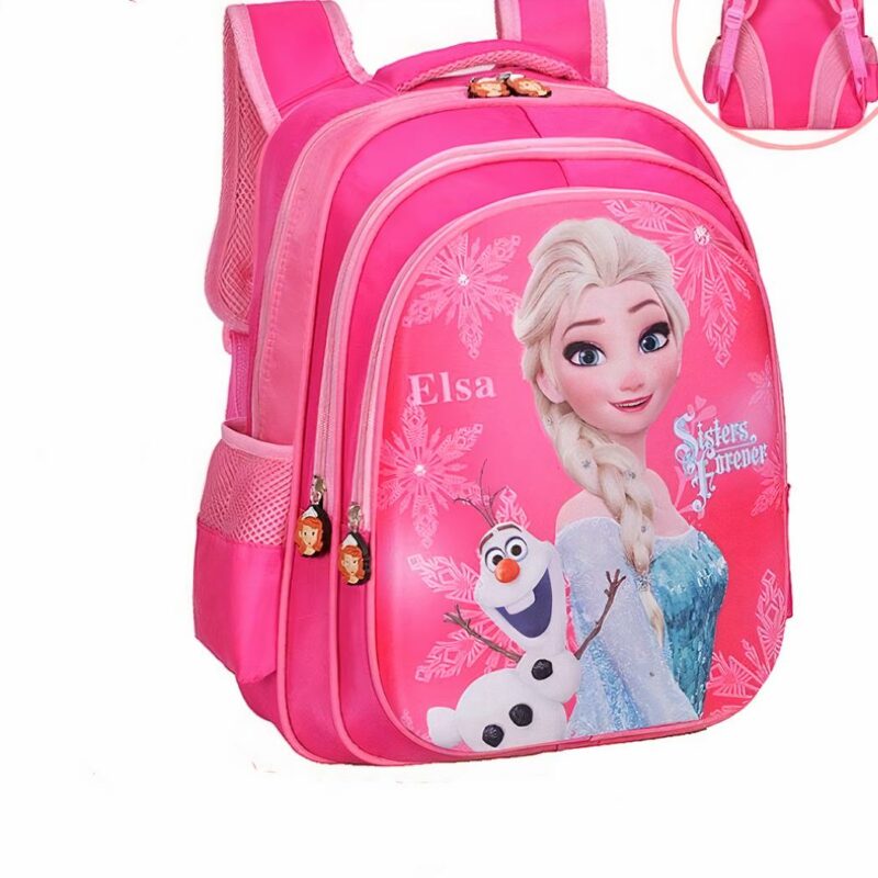 Mochila escolar Disney Elsa para niñas - Rosa, S - Gelé Elsa