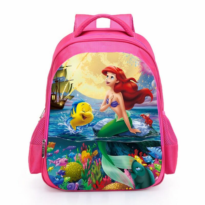 La Sirenita mochila para niñas - Verde - La Sirenita Ariel