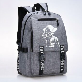 Mochila One Piece Monkey D. Luffy - Gris - Mochila Mochila escolar 2