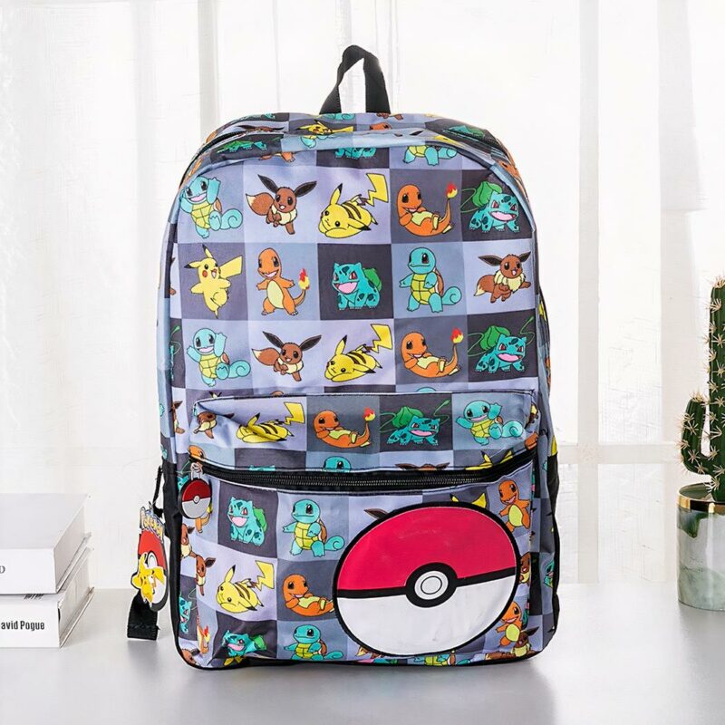 Mochila Pokémon Go para niños - Gris - Mochila escolar Pokémon GO