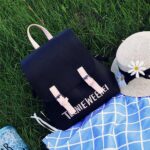Mochila de mujer de PU sólido - Negra - Mochilas Mochilas baratas