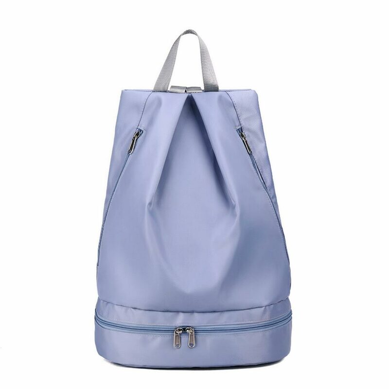 Mochila de deporte y natación para mujer, gris