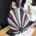 Mochila vintage redonda - Multicolor - Bolsa mochila