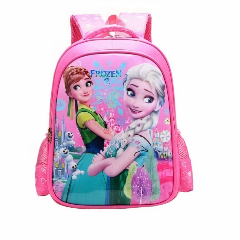 Mochila Elsa y Anna, La Reina de las Nieves - Rosa - Mochila escolar Mochila para niña