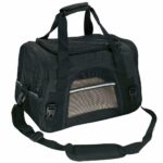 Mochila de viaje de malla para mascotas - Negra, S - Dog Cat