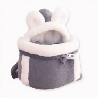Esta cálida mochila de invierno para gatos y cachorros es perfecta para mantener caliente a su mascota en los días fríos.