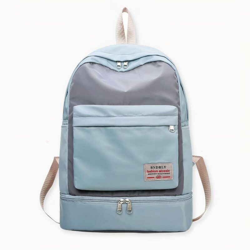 ¿Le gusta hacer ejercicio, nadar, el yoga o el fitness? ¡Eche un vistazo a esta mochila deportiva de nailon! Una bonita mochila que tiene tanto encanto como sentido práctico. La bolsa dispone de un espacioso compartimento para sus sesiones, para que pueda llevar consigo todos sus imprescindibles.