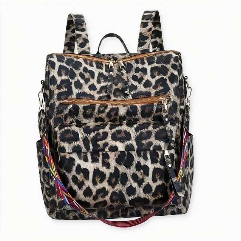 Nuestra mochila retro para mujer es la compañera perfecta para todas sus aventuras. Fabricada en poliéster de alta calidad, es robusta y duradera.