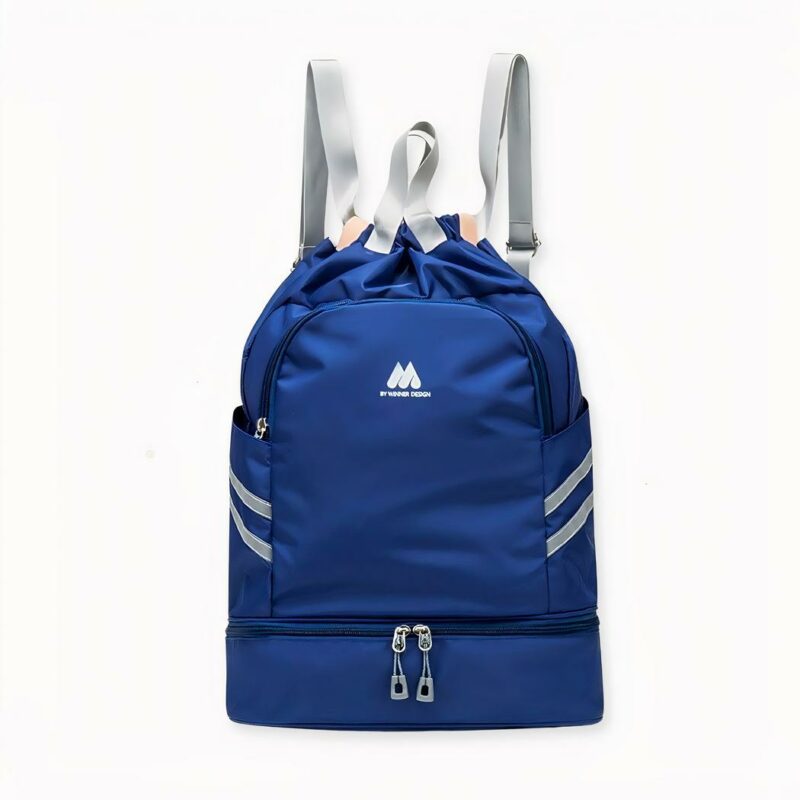IMG_Sac_ý _dos_natation_avec_compartiment_chaussures_1F Esta mochila de natación es perfecta para todos los aficionados a los deportes acuáticos.