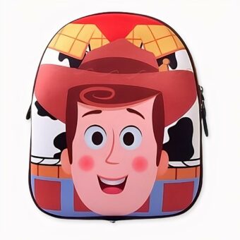 Mochila de Toy Story con diseño de Woody. Buena calidad y muy práctica.