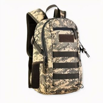 Mochila militar táctica infantil de 12L, de buena calidad y muy práctica.