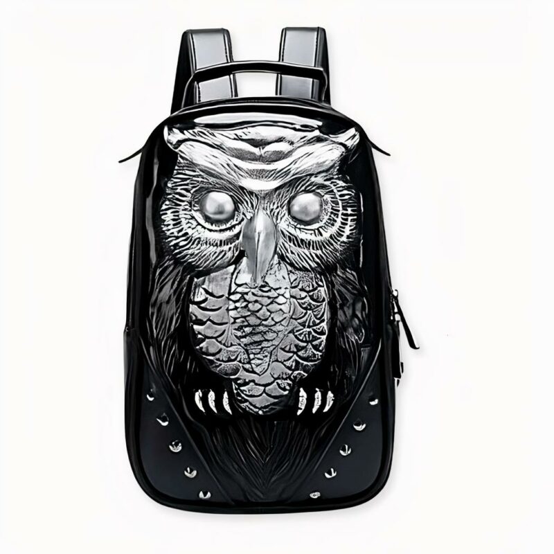 ¿Le gusta un look original? Entonces esta mochila con forma de búho en 3D es para usted. Una mochila impresionante que atrae tanto por su originalidad como por su elegancia. Llevarla a la espalda le hará destacar entre la multitud. Es la mochila ideal para añadir carácter a su look.