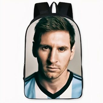 ¡Mochila estampada Lionel Messi - Teen Titans Go! Mochila escolar.