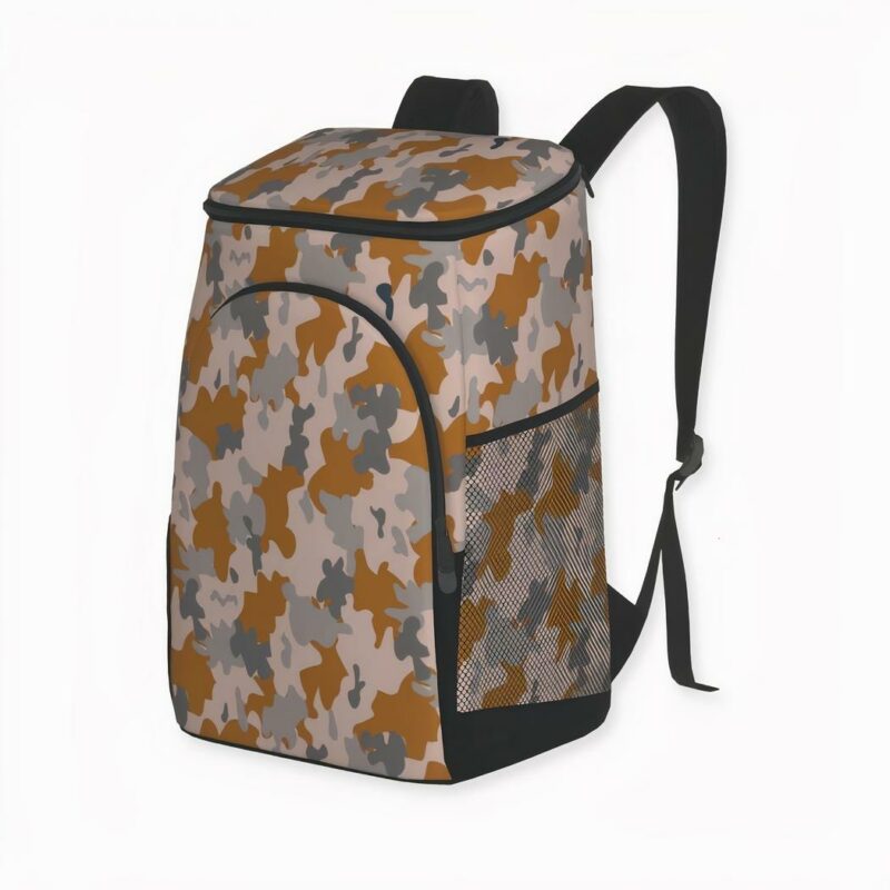 Mochila isotérmica refrigeradora, de estilo militar, de buena calidad y muy a la moda.