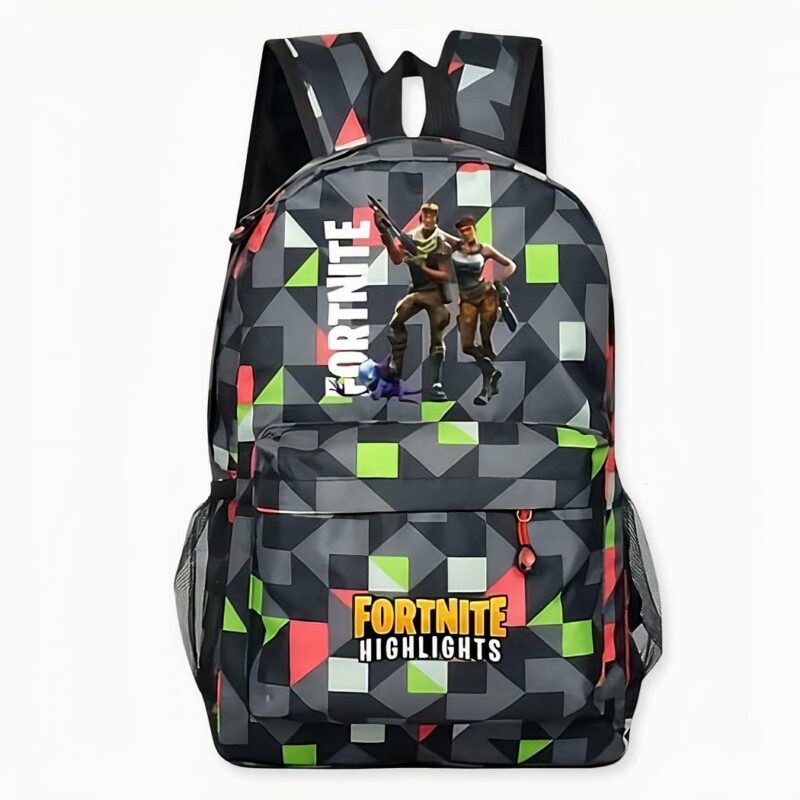 Mochila Fortnite Highlights, de buena calidad y muy a la moda.
