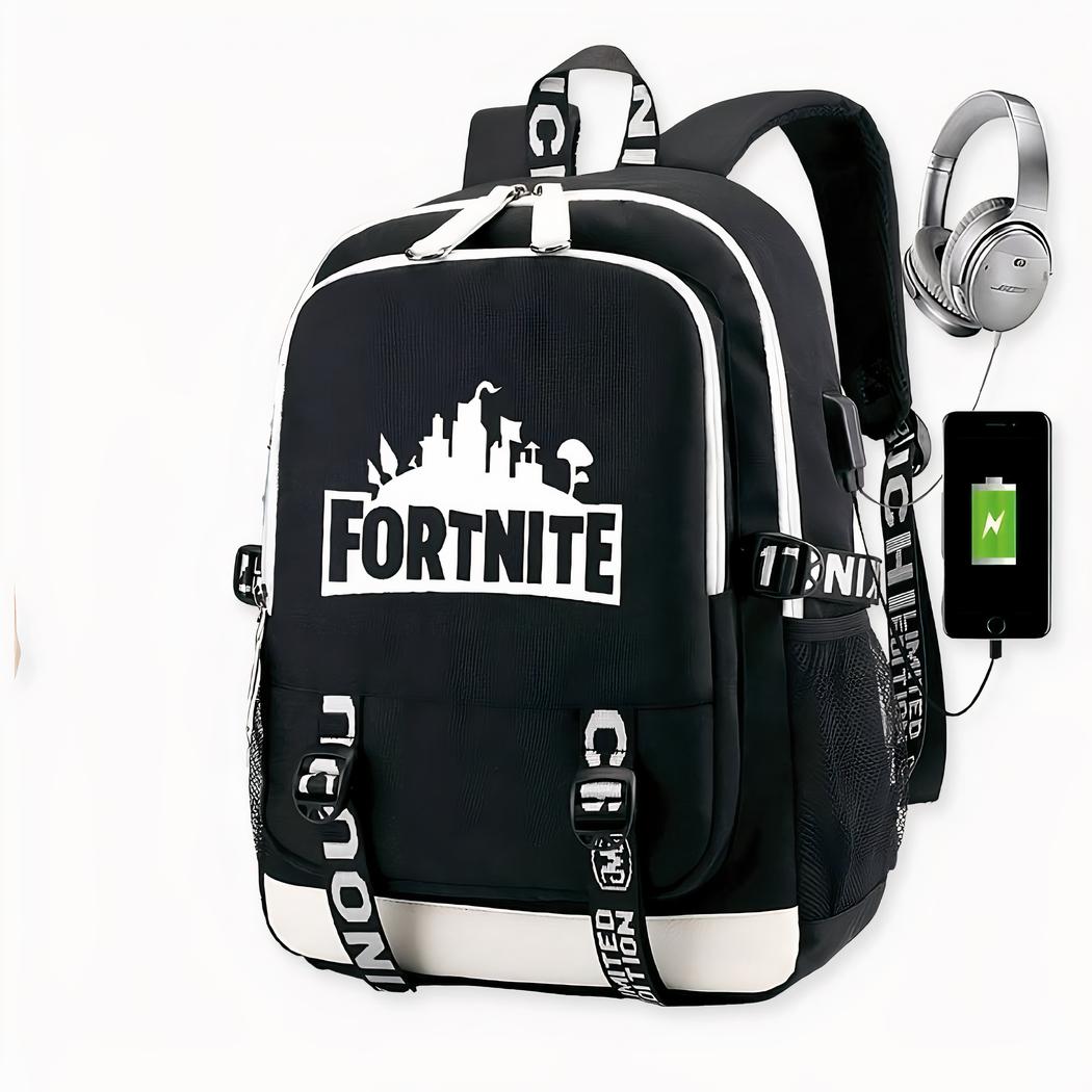 Mochila Fortnite con cargador USB Mis Mochilas