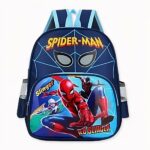 Mochila escolar azul Spiderman y sus amigos