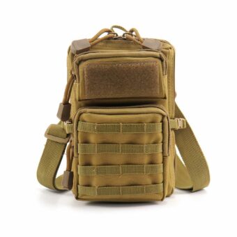 Bolso táctico de moda con cinturón de cadera verde