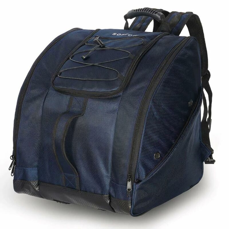 Bolsa de esquí impermeable de gran capacidad de moda en negro