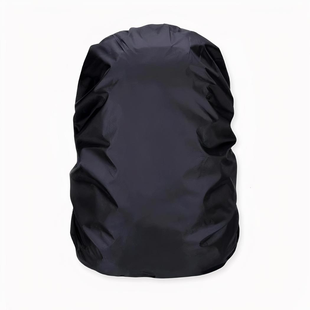 Funda impermeable para mochila de 20 a 80l sobre fondo gris claro.
