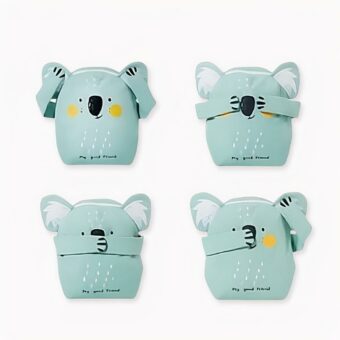 Mochila infantil koala, verde. Buena calidad y muy de moda.