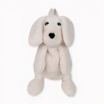 Mochila para perro blanco pequeño. Buena calidad y muy a la moda.
