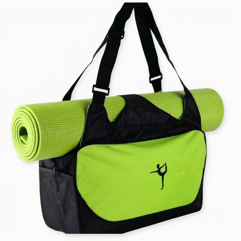¡Presentamos la bolsa de yoga multifuncional! Esta elegante y práctica bolsa es la forma perfecta de llevar su esterilla de yoga allá donde vaya. Su sólida construcción y sus vivos colores hacen de esta bolsa un artículo imprescindible para cualquier mujer preocupada por la moda. Y lo mejor de todo es que, gracias a su diseño versátil, puede utilizarse como bolsa de deporte o como mochila para el día a día. Así que no se pierda esta pieza esencial: ¡pida hoy mismo su mochila de yoga multifuncional!